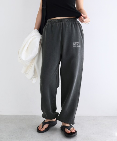 ANME スウェットパンツ ジャージ ピグメント加工ANMEエンブロイダリー