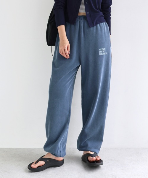 ANME ワイドパンツ スウェットパンツ ジャージ ピグメント加工ANMEエン