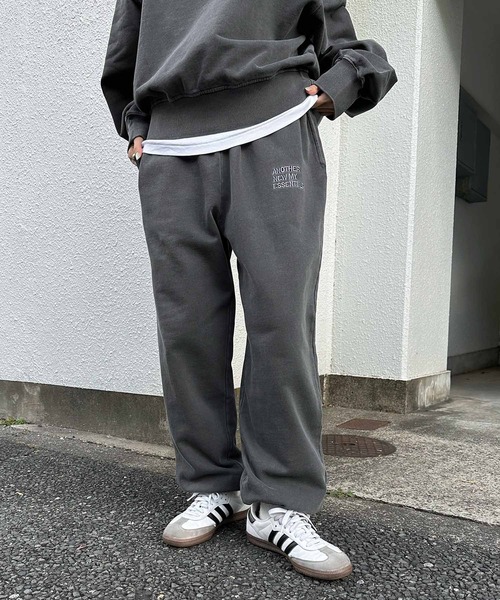 ANME スウェットパンツ ジャージ ピグメント加工ANMEエンブロイダリー