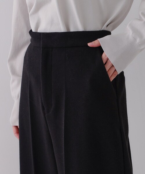 OPAQUE.CLIP（オペークドットクリップ） パンツ ウールライク