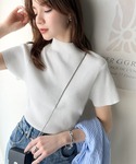 tシャツ 半袖 洗練された大人カジュアル。プチ...の詳細画像3