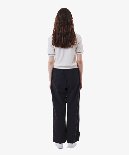LACOSTE パンツ センタープレスワイドイージーパンツ ワイド