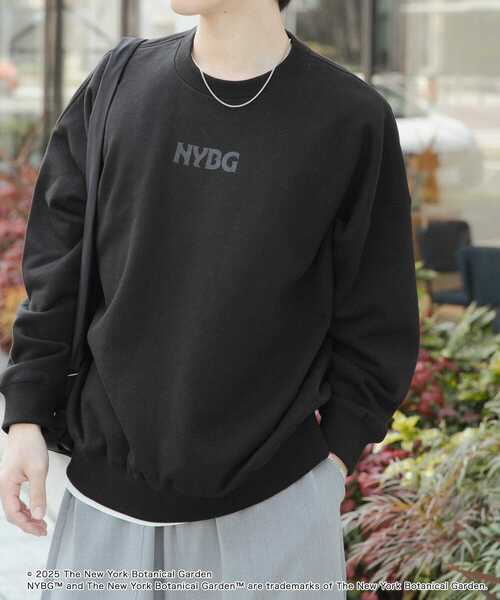 SENSE OF PLACE by URBAN RESEARCH トレーナー スウェット NYBG クルー 