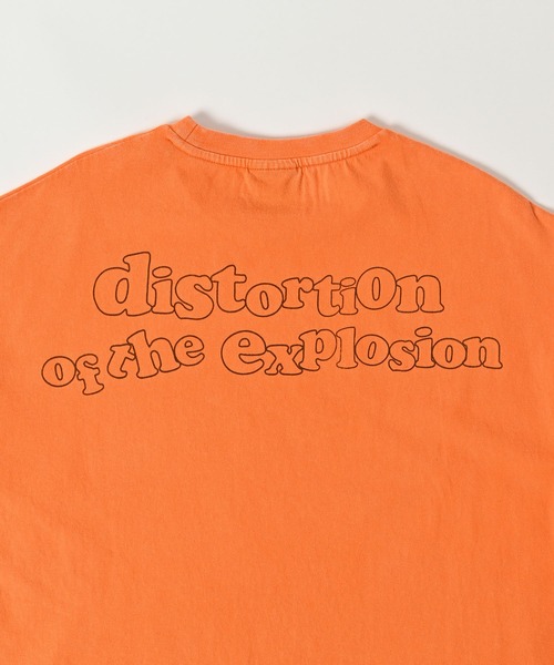 tシャツ 「ADAMPATEK/アダムパテック」distortion short sleeve T/エフェクタープリント半袖T レディース ADAM PATEK tシャツ ADAMPATEK/distortion short sleeve T