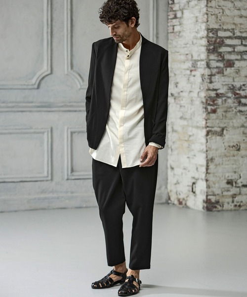 ジャケット ノーカラージャケット C DIEM(カルペディエム)ラウンドカットジャケット ノーカラージャケット メンズ | C DIEM | 18