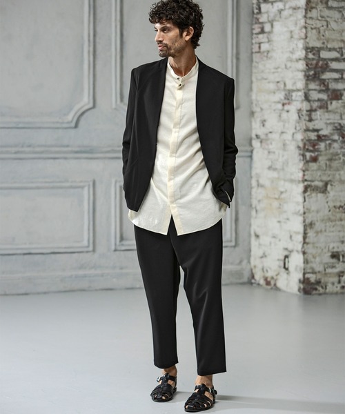 ジャケット ノーカラージャケット C DIEM(カルペディエム)ラウンドカットジャケット ノーカラージャケット メンズ | C DIEM | 21