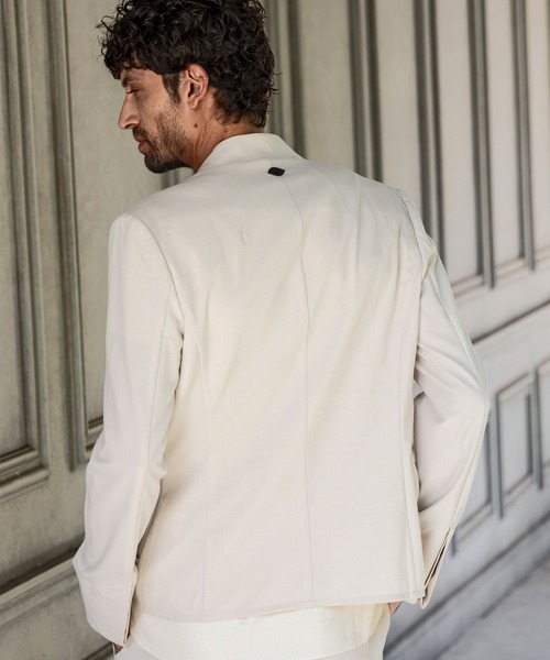 ジャケット ノーカラージャケット C DIEM(カルペディエム)ラウンドカットジャケット ノーカラージャケット メンズ | C DIEM | 04