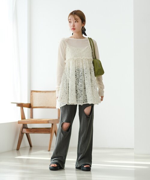 Kastane スウェットフレアパンツ Kastane パンツ スウェットフレアパンツ レディース : ZOZOTOWN