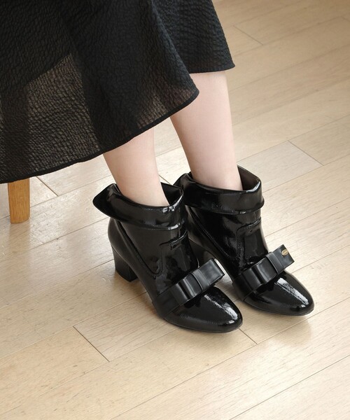トッカ リボン レインブーツ NUANCE RIBBON RAIN BOOTS レインブーツ / TOCCA | ファッション