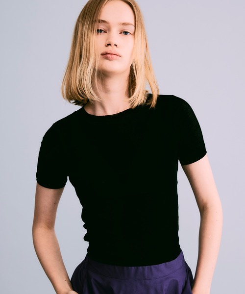 tシャツ シアーストレッチプルオーバー「MADE IN JAPAN」 レディース