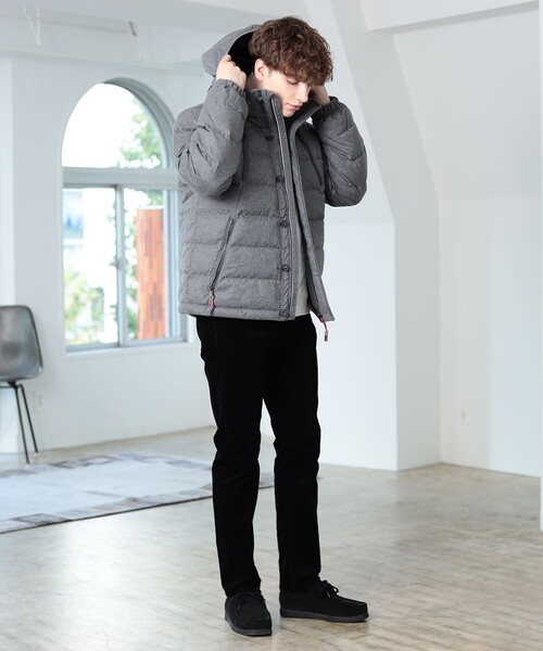 BEAMS HEART（ビームス ハート） ダウンジャケット L グレー メンズ