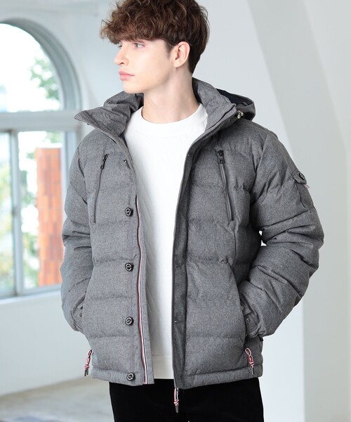 BEAMS HEART（ビームス ハート） ダウンジャケット L グレー メンズ