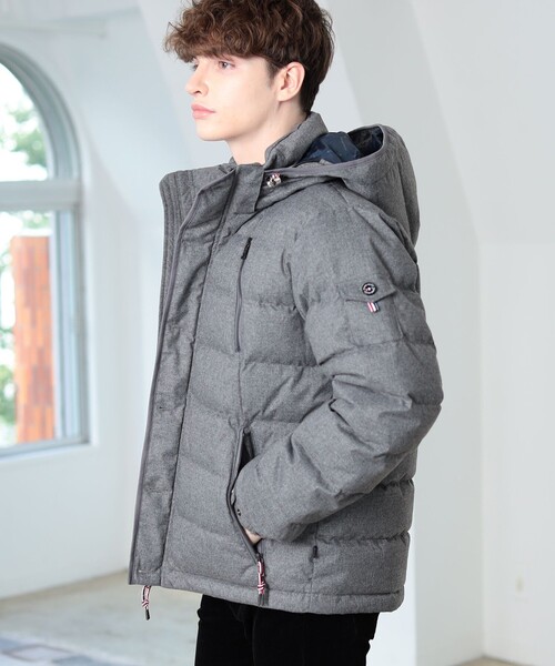 BEAMS HEART（ビームス ハート） ダウンジャケット L グレー メンズ