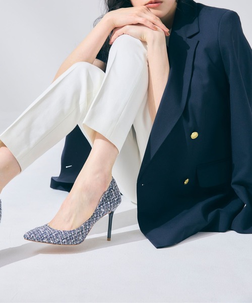 SEVEN TWELVE THIRTY パンプス スティレットヒールフラワー