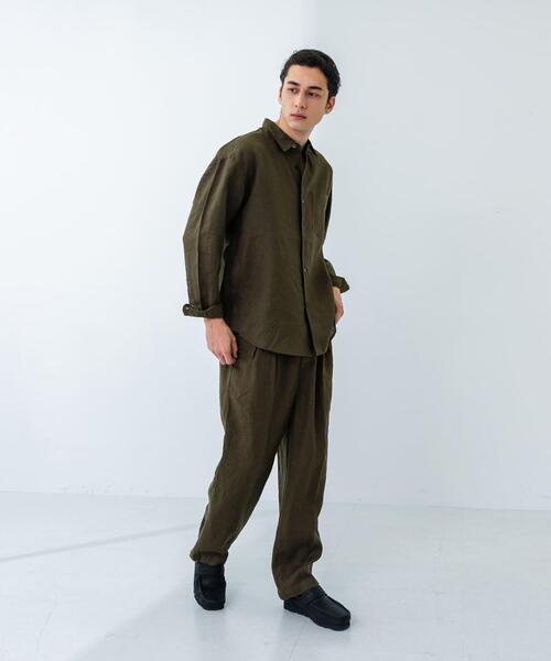 vital pure linen roped tuck pants リネンパンツ vital pure linen roped tuck pants リネンパンツ
