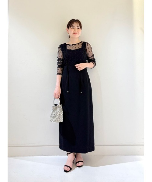 allureville（アルアバイル） スカート ジョーゼットサロペナロー