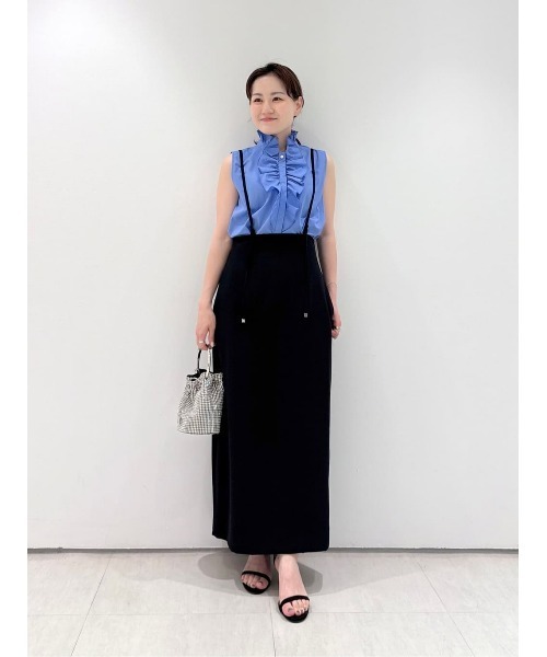 allureville（アルアバイル） スカート ジョーゼットサロペナロー