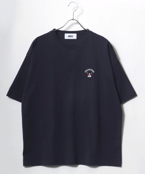 主*任様 なとり 摩擦 シャツ NAVY M MRU tシャツ 2025SS MRU/エムアールユー オーバーサイズ