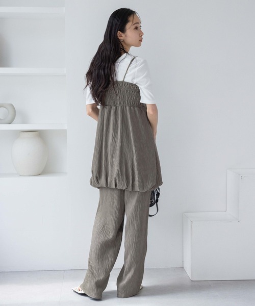 「JEANASIS」 キャミソールブラウス FREE ブラック レディース JEANASIS セットアップ バルーンキャミSET UP/493540 レディース