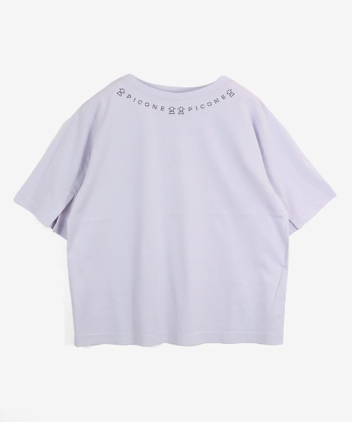 tシャツ コットン混スリット袖プルオーバー レディース