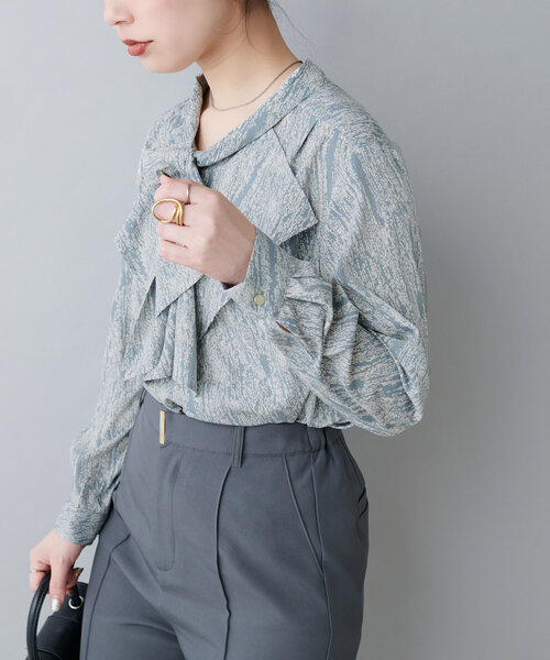 「STUDIOUS」 長袖ブラウス FREE ライトベージュ レディース natural couture 「natural couture」 長袖ブラウス FREE ライト
