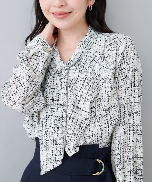 「STUDIOUS」 長袖ブラウス FREE ライトベージュ レディース natural couture 「natural couture」 長袖ブラウス FREE ライト