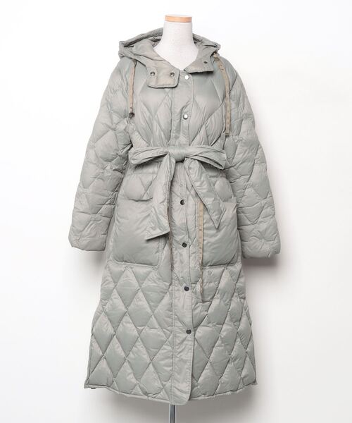 RUIRUE BOUTIQUE（ルイルエブティック） ダウンコート L ライトカーキ