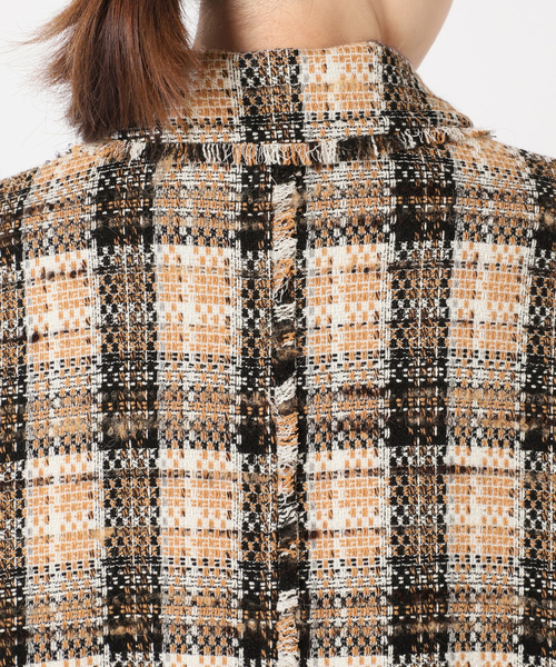 SLOBE IENA（スローブイエナ） ツイードジャケット FREE ブラック