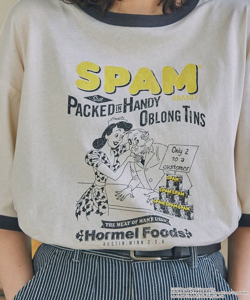 tシャツ SPAM(R)BRAND 別注 ヴィンテージプリント 半袖Tシャツ