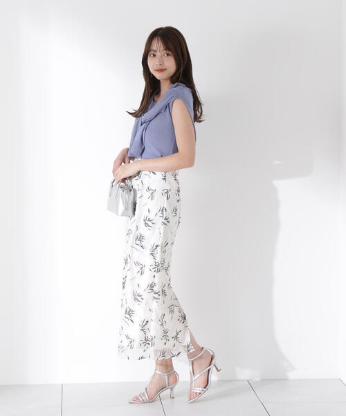 【プロポーションボディドレッシング】新品未使用シアーニットアンサンブル★ブルー PROPORTION BODY DRESSING アンサンブル サマーニット
