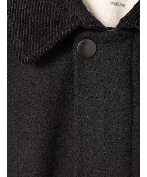 「MidiUmi」 コート FREE ブラック レディース_画像5