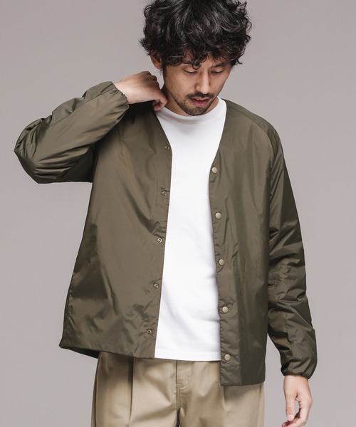 NANO universe（ナノ・ユニバース） ダウンジャケット X-LARGE カーキ