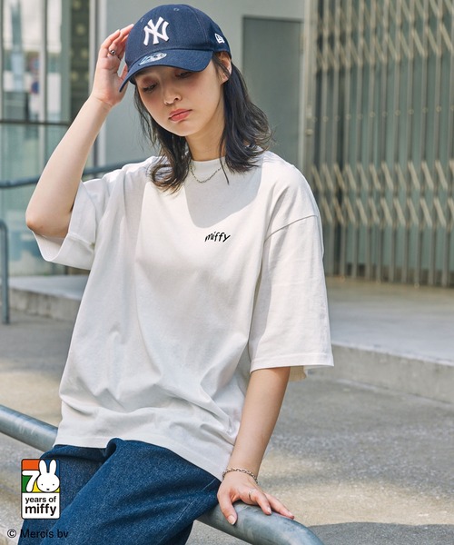 Miffy（ミッフィー） tシャツ 半袖 別注 グラフィック刺繍 半袖Tシャツ