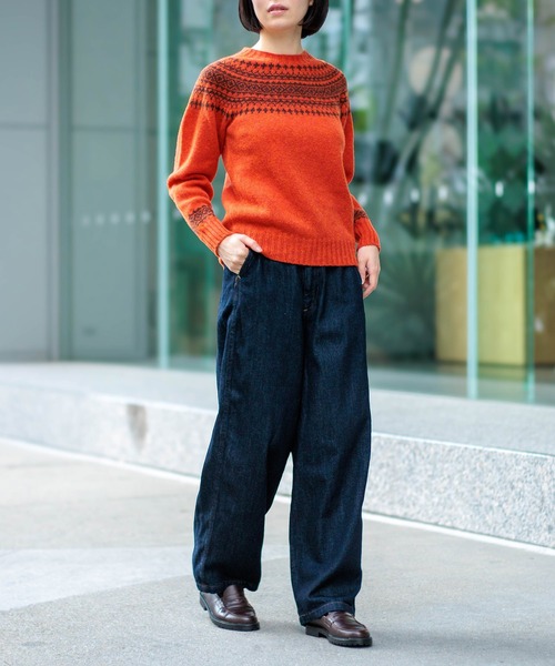 Nor'easterly（ノアイースターリー） ニット セーター CREW 2TONE