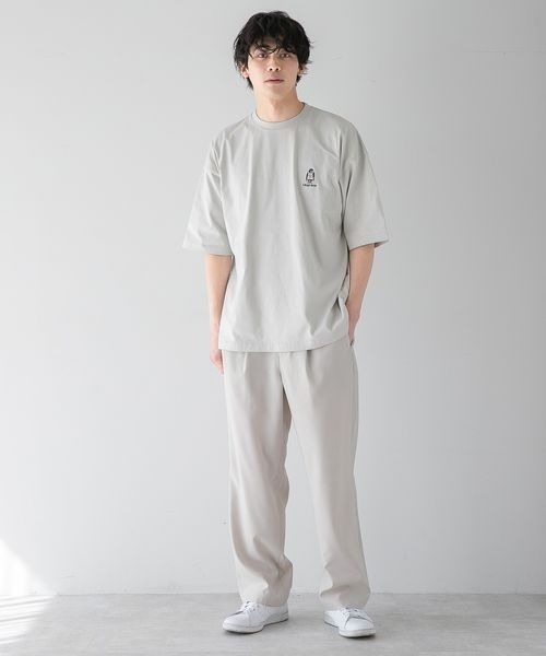 「LOWRYS FARM」 半袖Tシャツ MEDIUM グリーン メンズ
