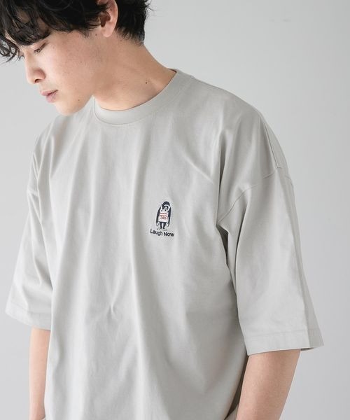 「LOWRYS FARM」 半袖Tシャツ MEDIUM グリーン メンズ