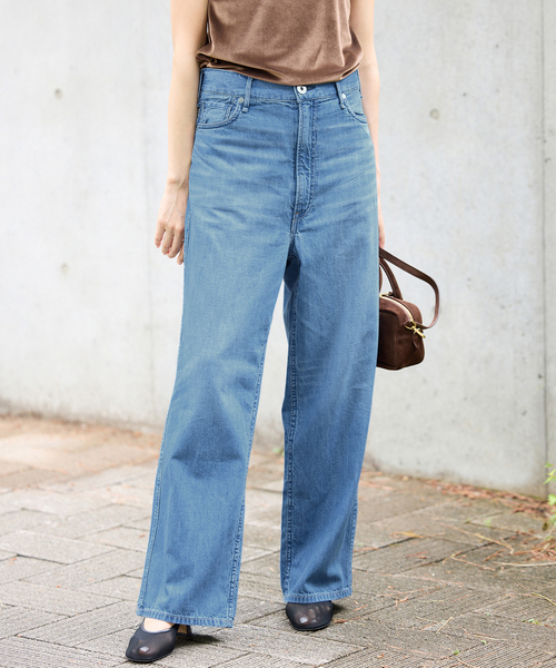 IENA upper hights別注 ハイライズストレートデニム　サイズ25 upper hights/アッパーハイツ 別注 THE NIECE ハイライズ