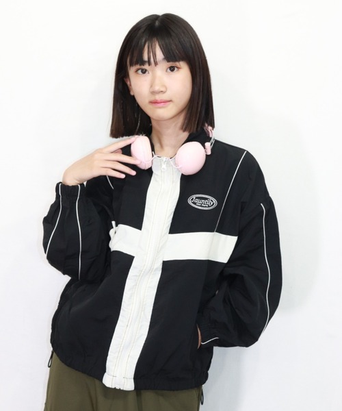 RiCO SUCRE（リコシュクレ） ブルゾン アウター ナイロン切替ブルゾン 