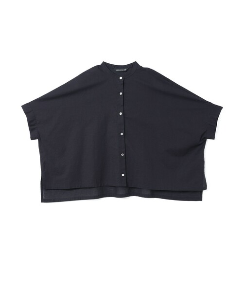 mizuiroind ブラウス シャツ mizuiro ind リネンスタンドカラー