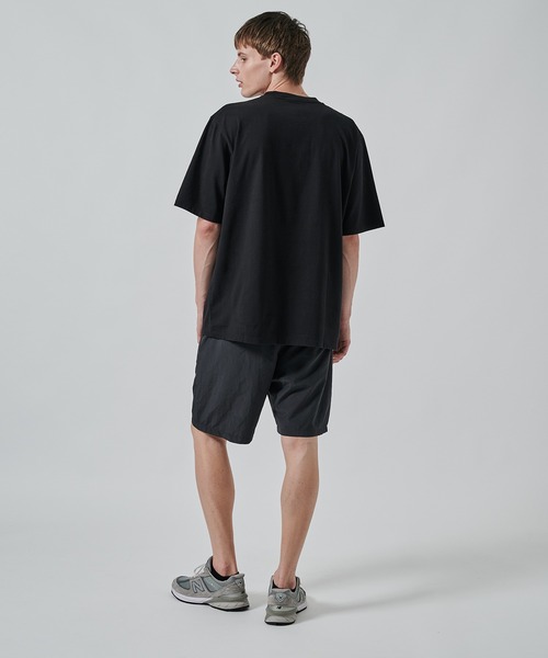 White Mountaineering ブラックショートパンツ サイズ2 別注 STRETCHED HYBRID SHORT PANTS(0 BLACK): White