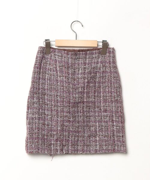 「LAISSE PASSE」 スカート 38 パープル レディース_画像2