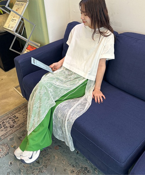 「PILIT」 半袖カットソー MEDIUM オフホワイト レディース