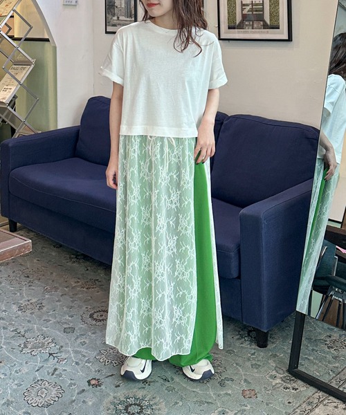「PILIT」 半袖カットソー MEDIUM オフホワイト レディース