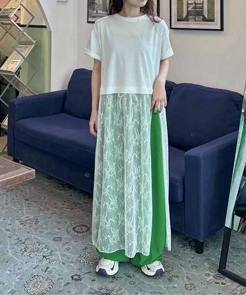 「PILIT」 半袖カットソー MEDIUM オフホワイト レディース