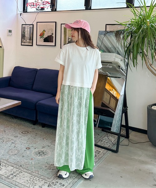 「PILIT」 半袖カットソー MEDIUM オフホワイト レディース
