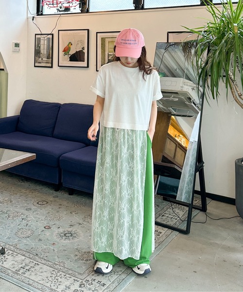 「PILIT」 半袖カットソー MEDIUM オフホワイト レディース