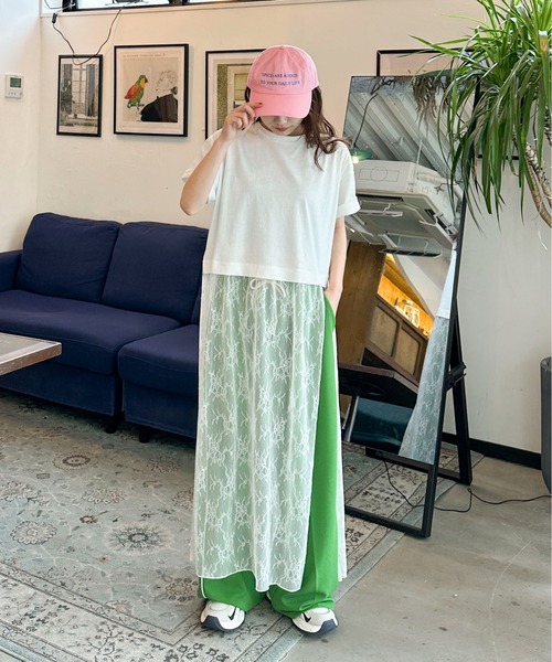 「PILIT」 半袖カットソー MEDIUM オフホワイト レディース