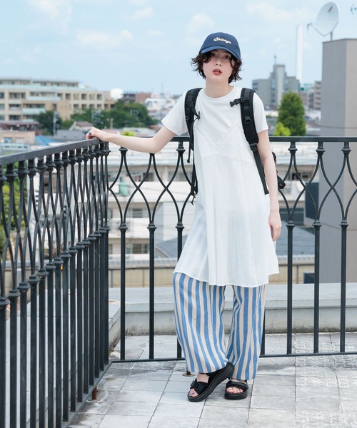 niko and… パンツ ストライプパジャパン レディース : ZOZOTOWN