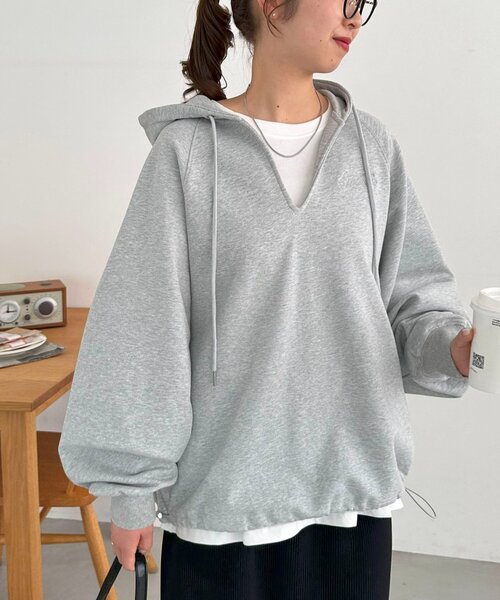 Discord ディスコート　ワンポイント刺繍プルオーバー　スウェット　パーカー Discoat｜【ユニセックス】ワンポイント刺繍フードプルオーバー