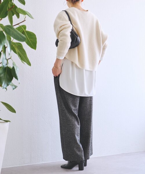 BEARDSLEY（ビアズリー） ニット セーター FOXウール後ろボタンニット